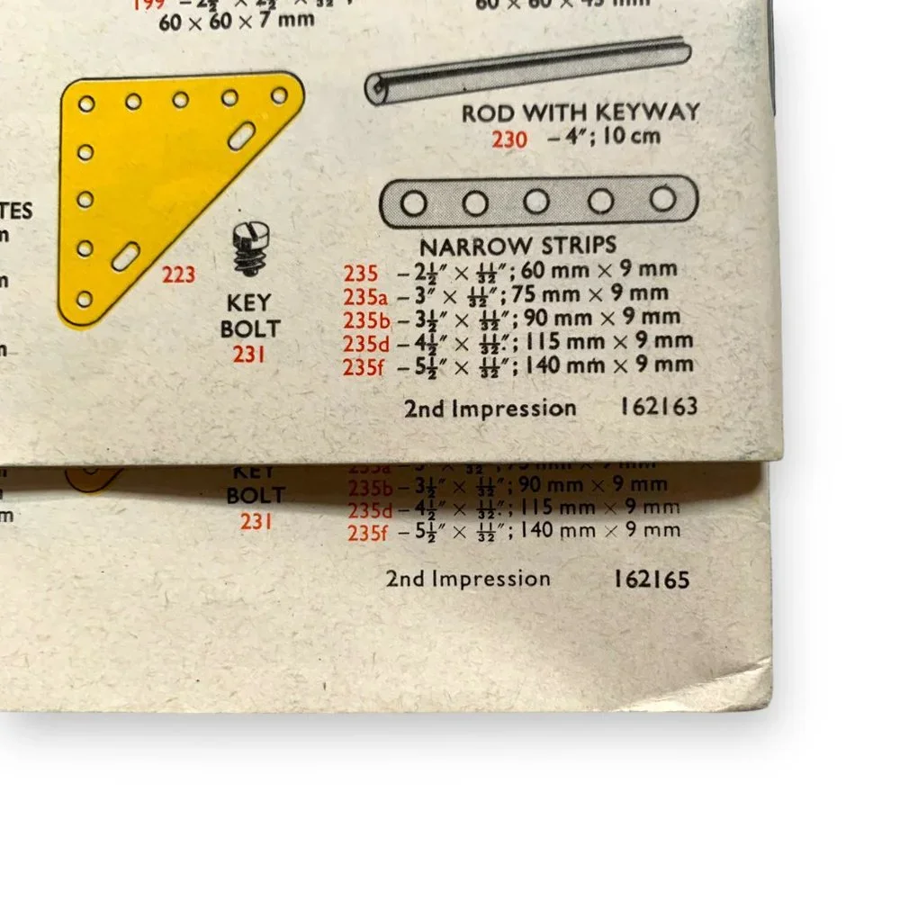 Vintage MECCANO Book of Models: Sets 2/3/4, 5/6 - 1973 - Picture 11 of 12